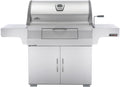 Kullgrill Charcoal Professional rustfritt stål grillstasjon front