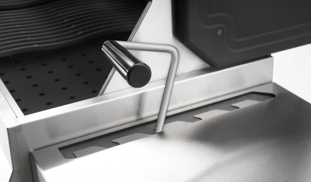 Kullgrill Charcoal Professional rustfritt stål grillstasjon rotisseri kullbrenner