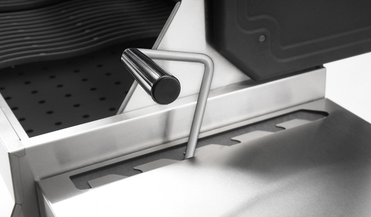 Kullgrill Charcoal Professional rustfritt stål grillstasjon rotisseri kullbrenner