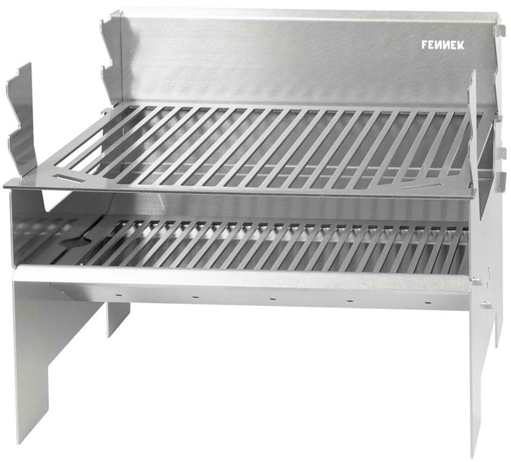 Kullgrill Fennek 2.0 kompakt rustfritt stål forfra