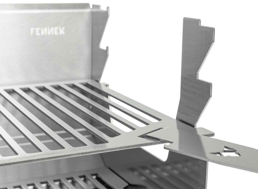 Kullgrill Fennek 2.0 kompakt rustfritt stål montert