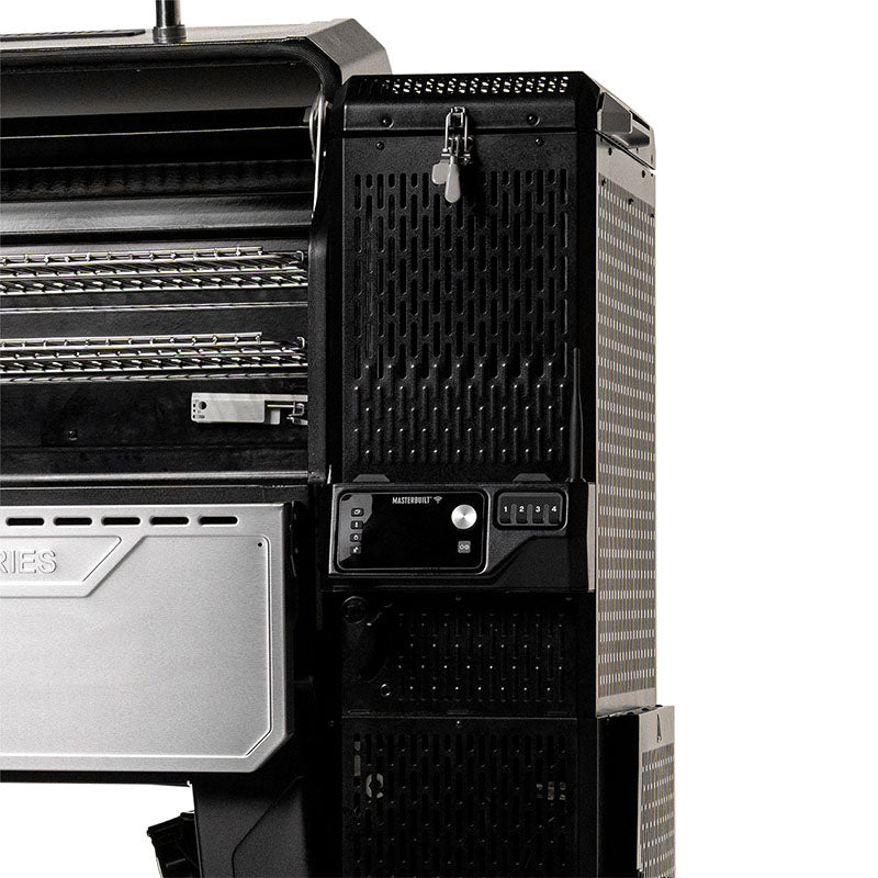Kullgrill Gravity Series XT digital smoker Masterbuilt med åpnet lokk