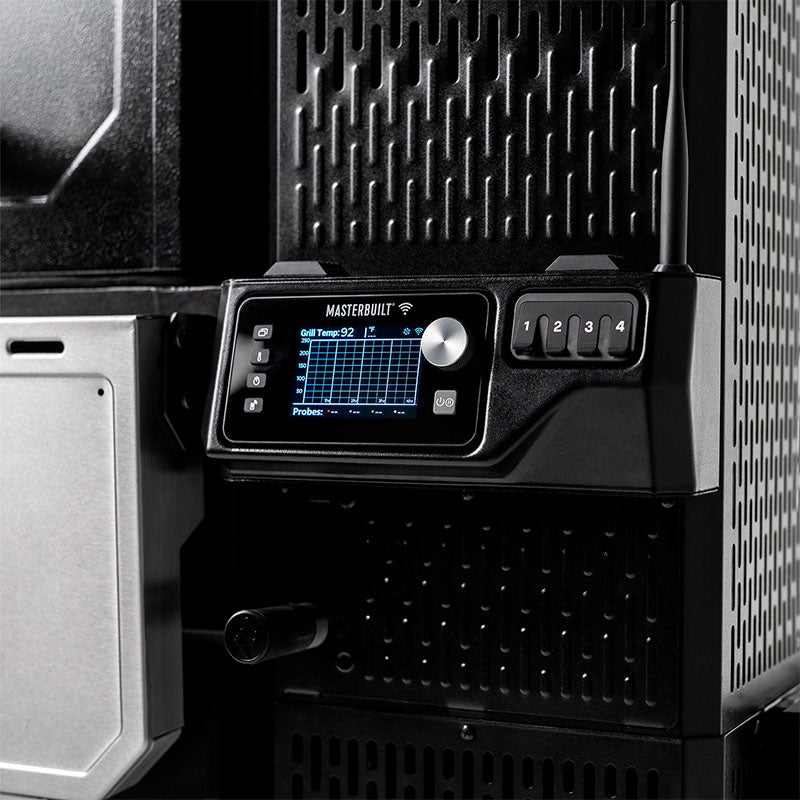 Kulltank på Kullgrill Gravity Series XT digital smoker Masterbuilt
