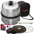 Kullgrill Premier AIR Deluxe med grillplate og pizzastein - Cobb forfra