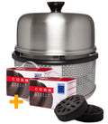 Kullgrill Premier PLUS bordgrill campinggrill med briketter - Cobb forfra