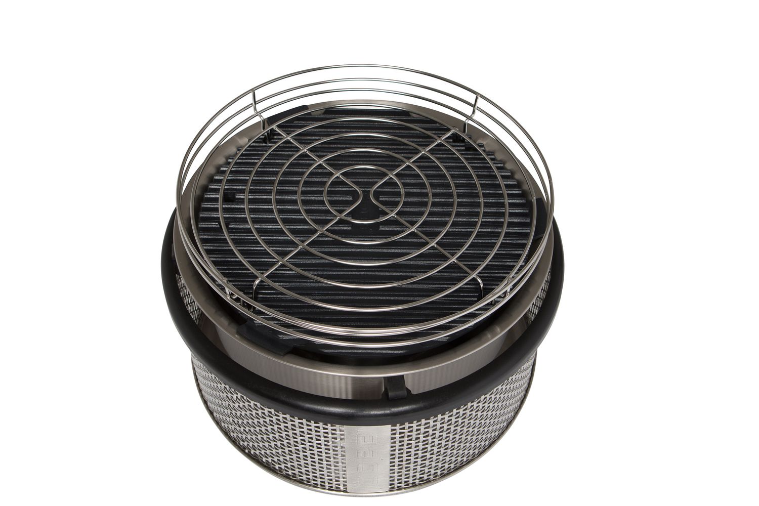 Oversikt over Kullgrill Premier PLUS bordgrill campinggrill med briketter - Cobb på campingtur