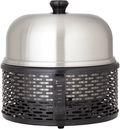 Kullgrill Pro Black med perforert grillplate matt svart - Cobb forfra