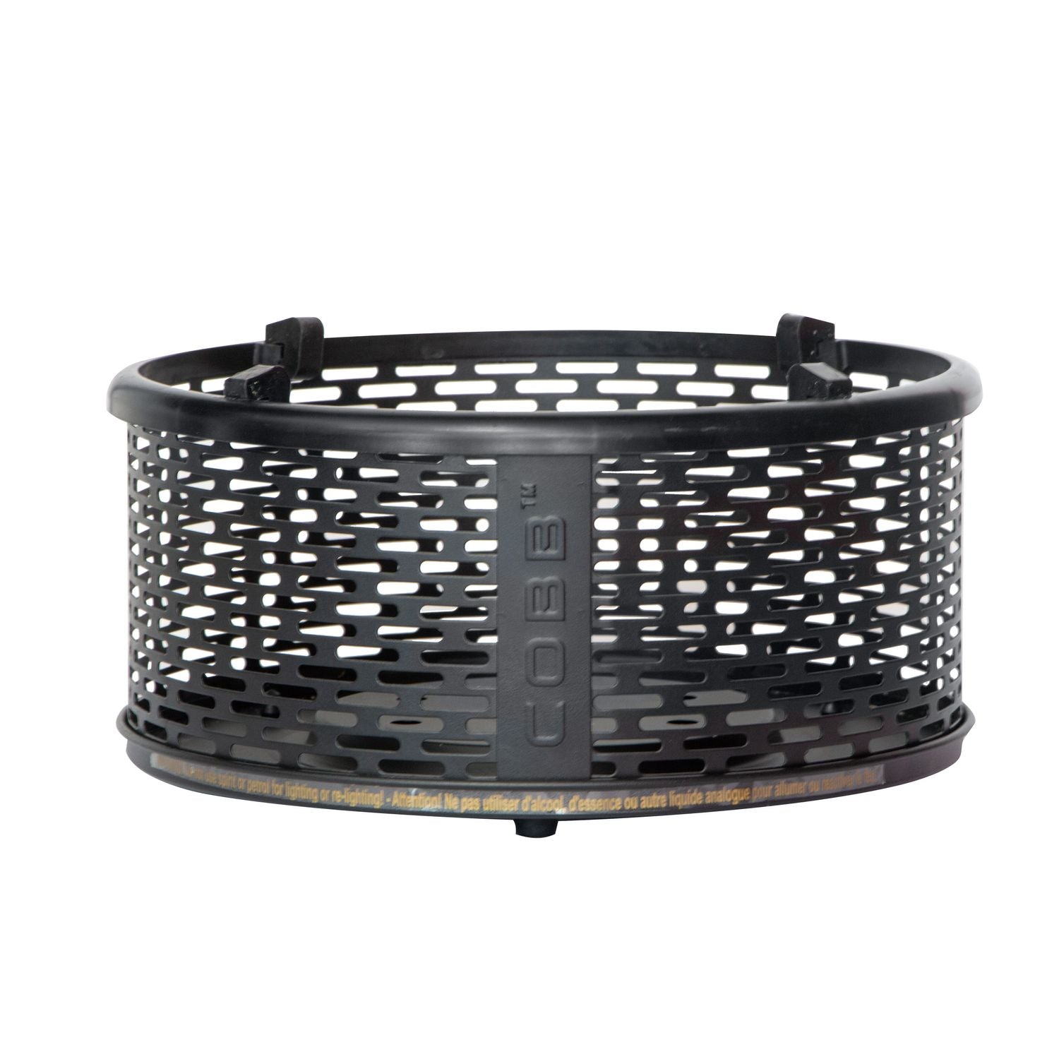 Kullgrill Pro Black med perforert grillplate matt svart - Cobb sideprofil