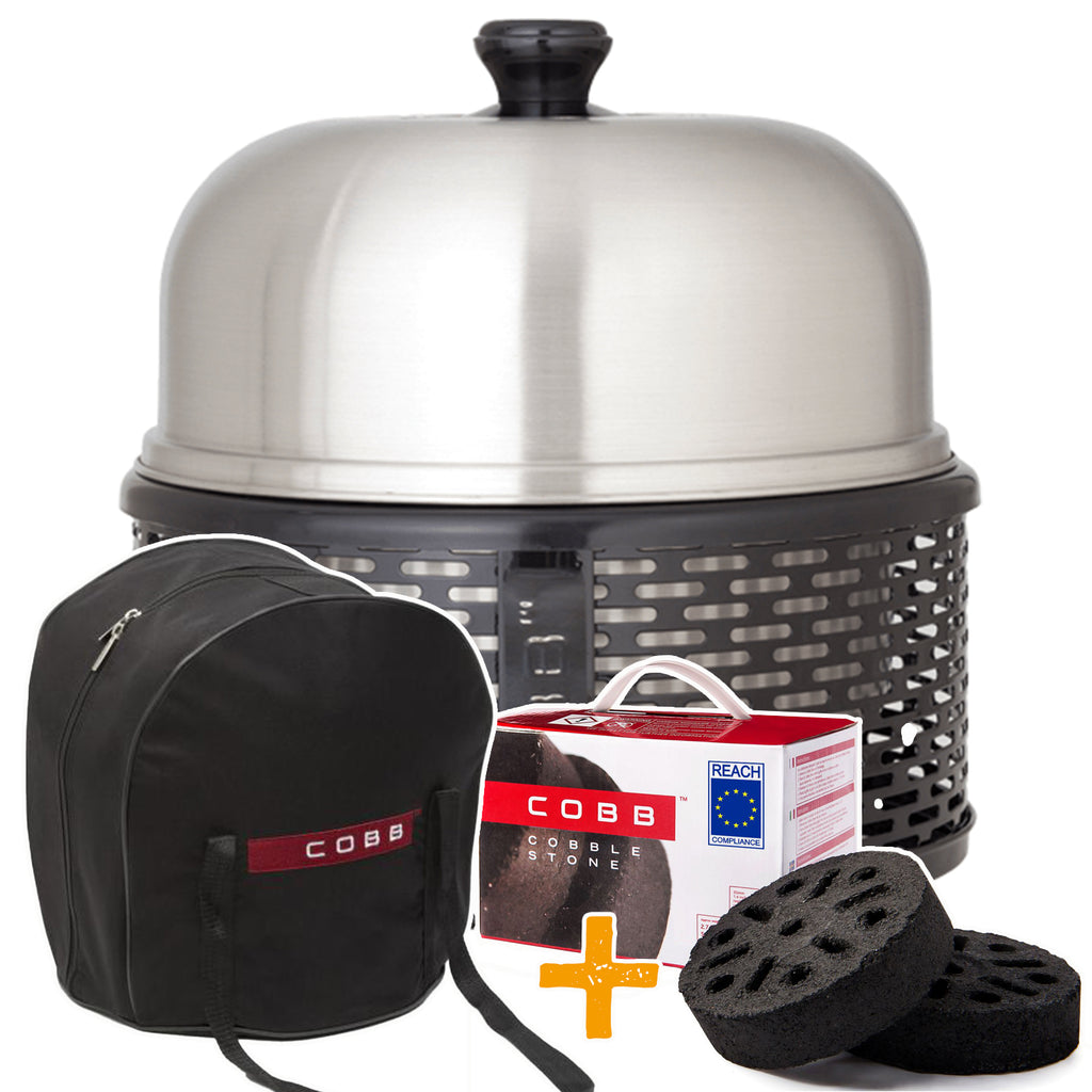 Kullgrill Pro Black sett med grillplate og bæreveske forfra