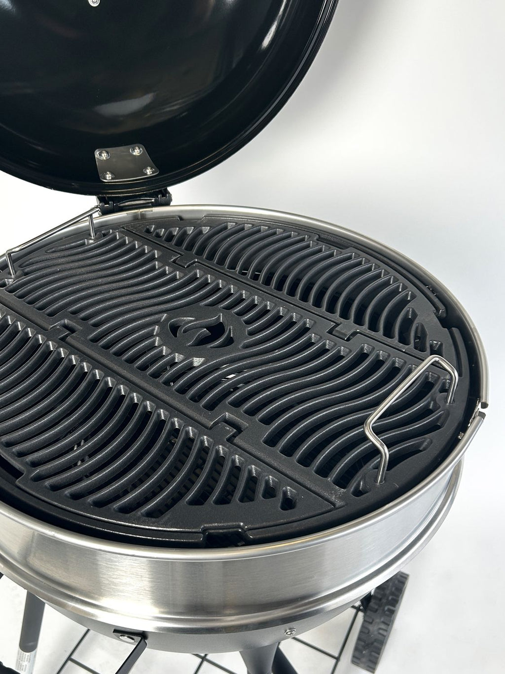 Kullgrill PRO kulegrill 57 cm med støpejernsrist matt svart askeskuff