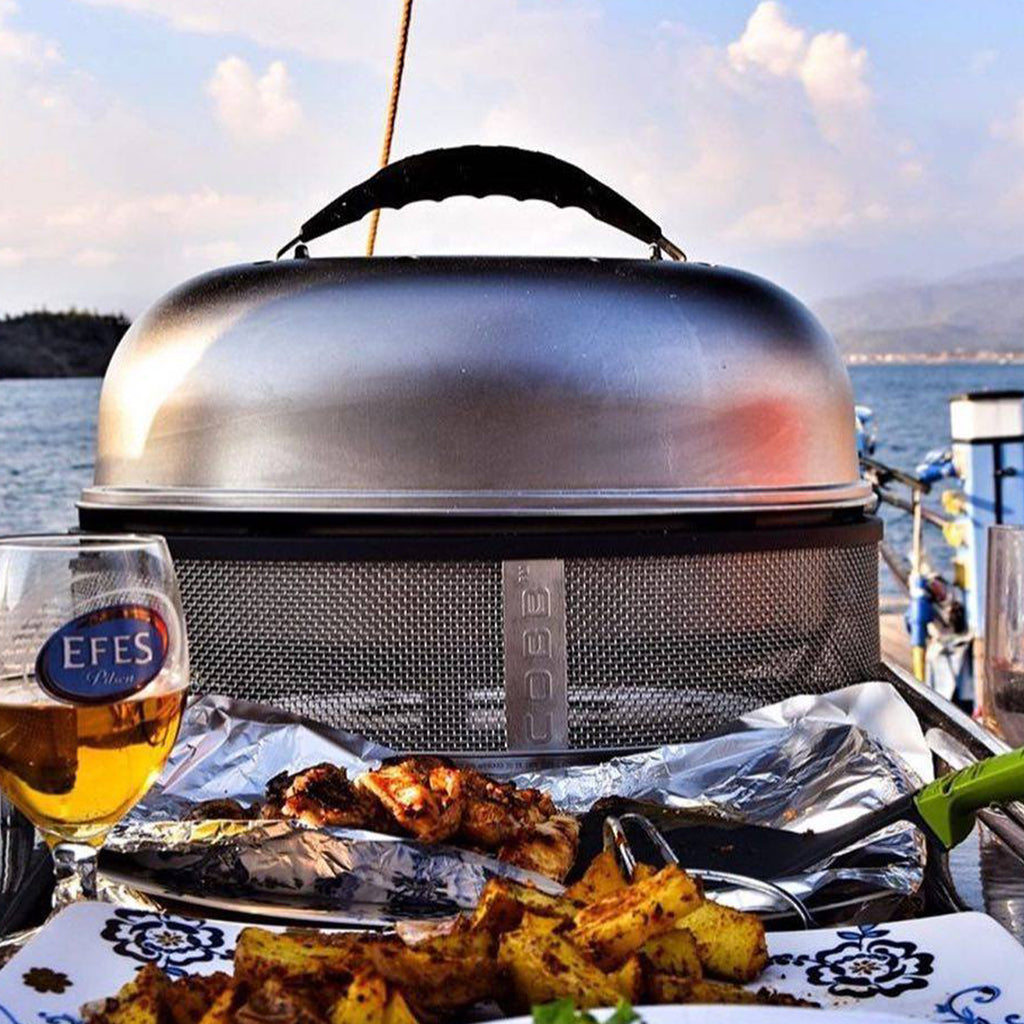 Kullgrill Supreme Deluxe 2.0 oval 48x30 cm - Cobb bakside