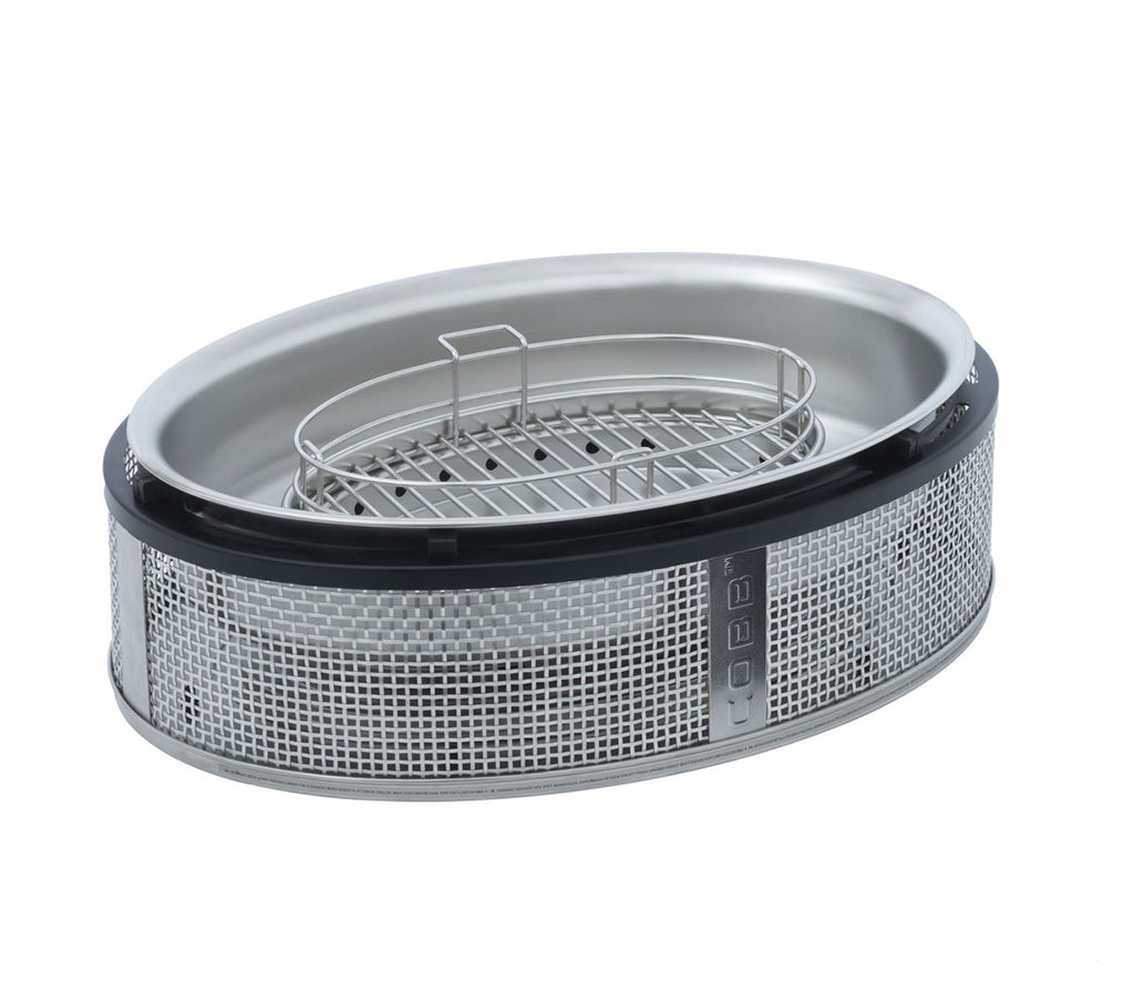 Kullgrill Supreme Deluxe 2.0 oval 48x30 cm - Cobb med avtagbart lokk