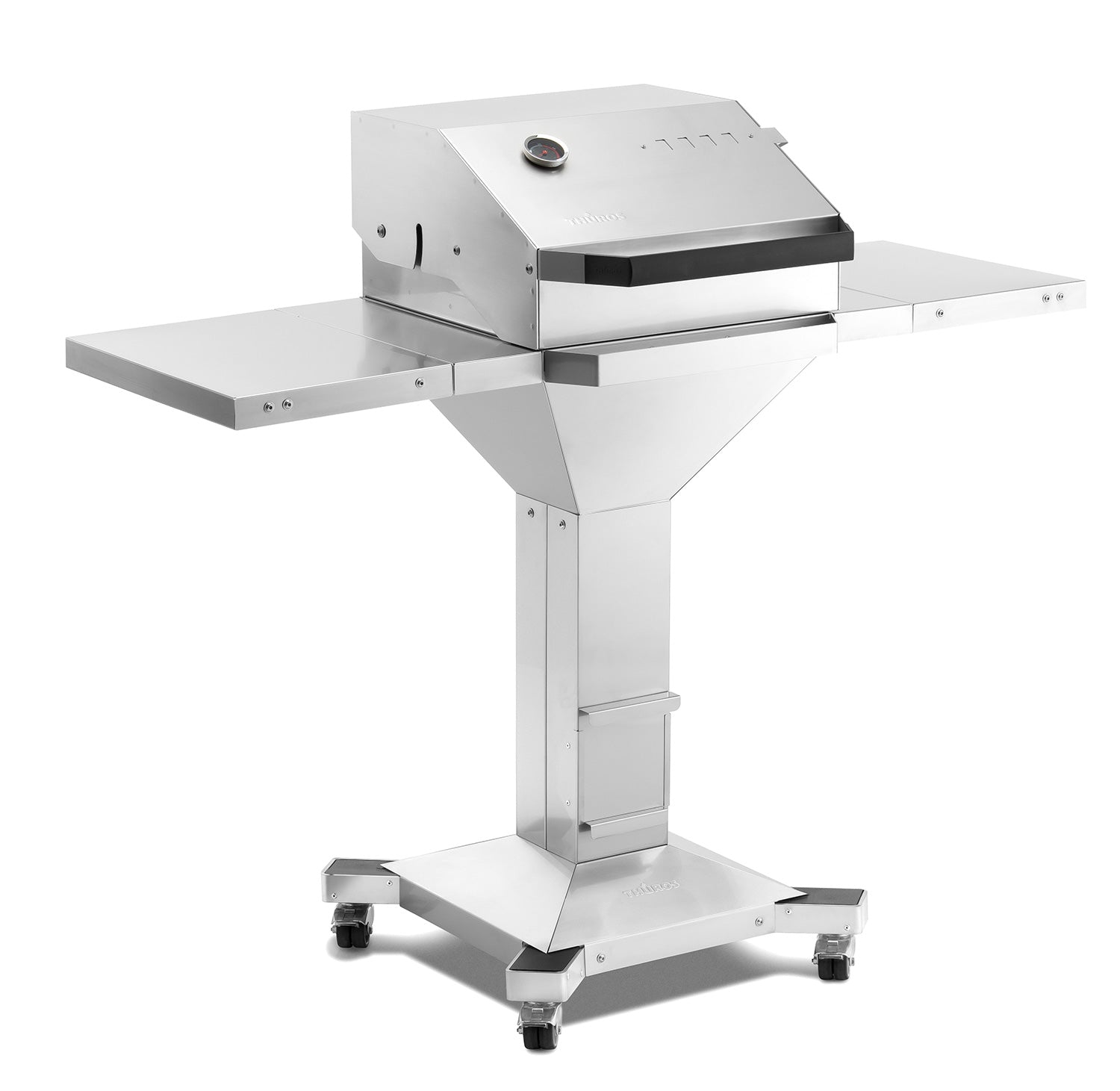 Kullgrill T300 grillstasjon 42x42 cm rustfritt stål front