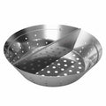 Kullkurv 2XL rustfritt stål for keramisk grill - Big Green Egg sett forfra