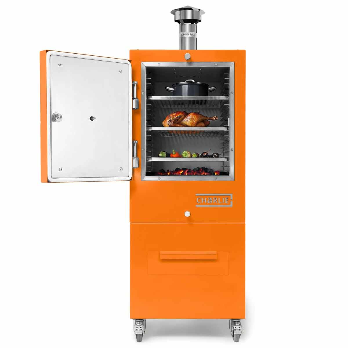 Kullovn med 9 nivåer Saffron - Charlie Oven bakside