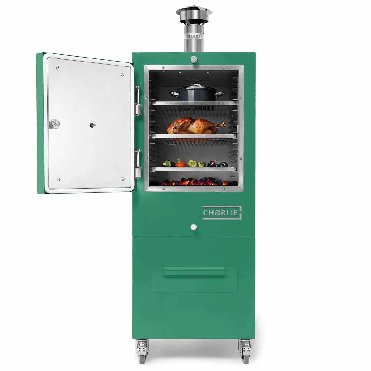 Kullovn Oregano 9 nivåer rustfritt stål - Charlie Oven bakside