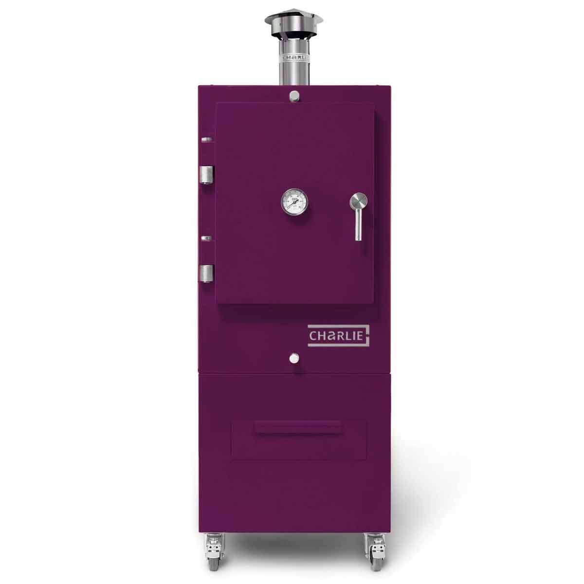 Kullovn Oven 9 nivåer rustfritt stål Beetroot - Charlie Oven forfra