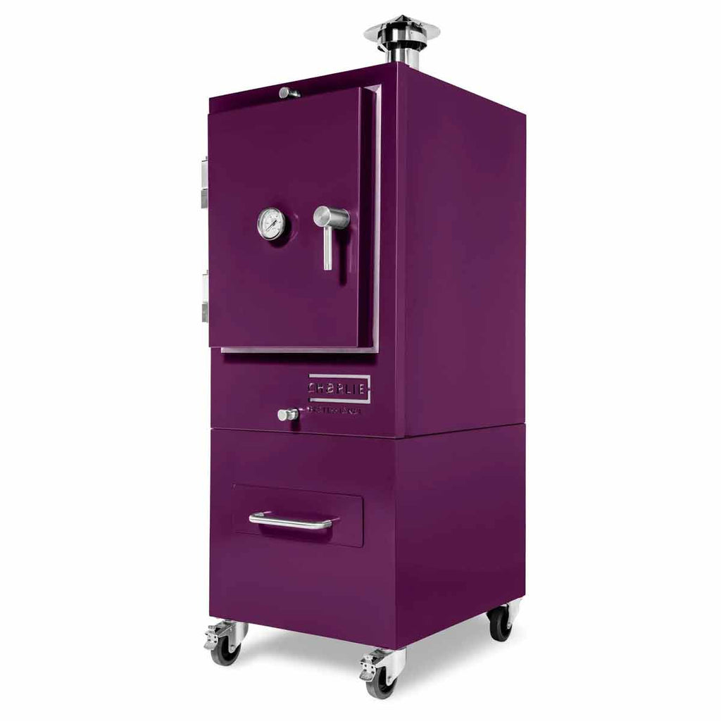 Kullovn Pro Beetroot 9 nivåer rustfritt - Charlie Oven forfra
