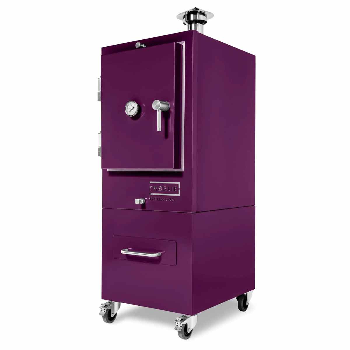 Kullovn Pro Beetroot 9 nivåer rustfritt - Charlie Oven forfra