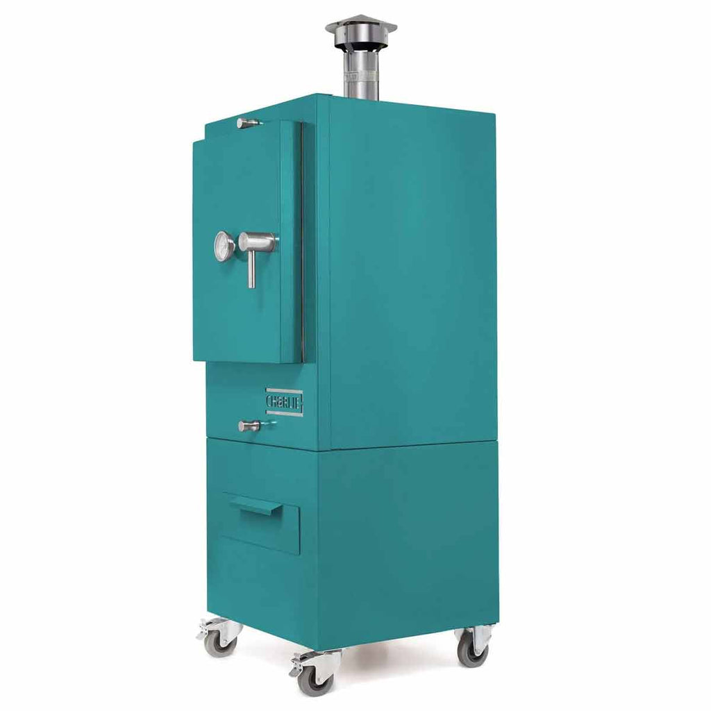 Kullovn Teal Duck 9 nivåer rustfritt stål - Charlie Oven detalj av grillrist