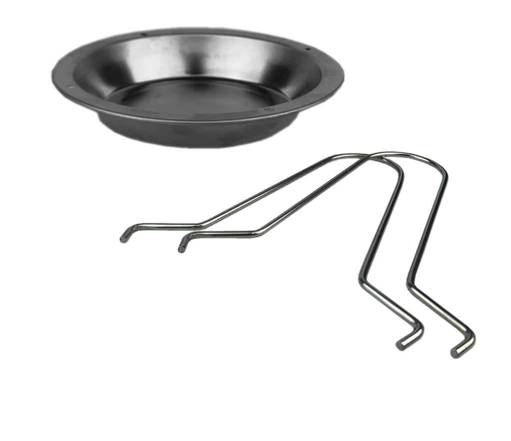 Kyllingholder med fettoppsamler rustfritt stål Grillfürst på grill