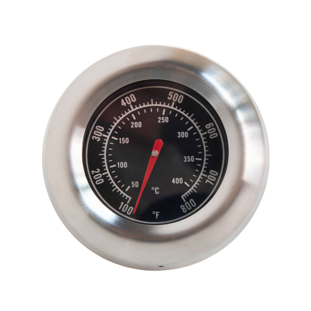Lokk-termometer for gassgriller og kulegriller rund - SANTOS forfra