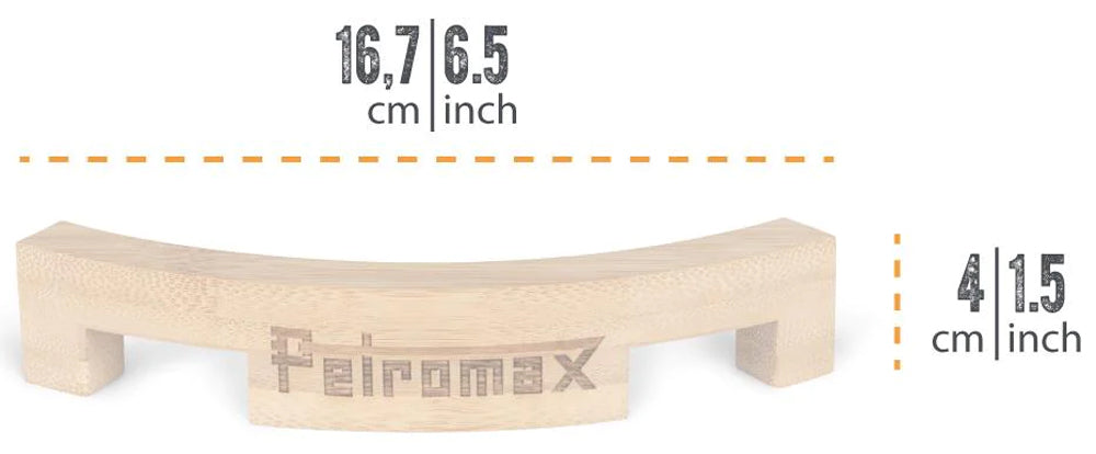 Detalj av Lokkavstandsholder for dutch oven bambus 2 stk - Petromax i bambus