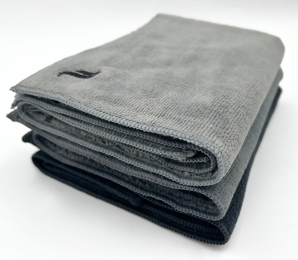 Mikrofiberklut 50x50 cm 3-pk for grill og utekjøkken brukt på grillflate