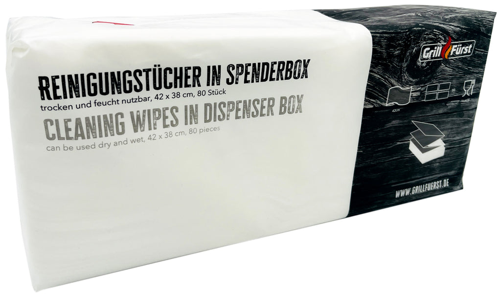 Mikrofiberklut rengjøringsduk 42x38 cm 80 stk - Grillfürst forfra