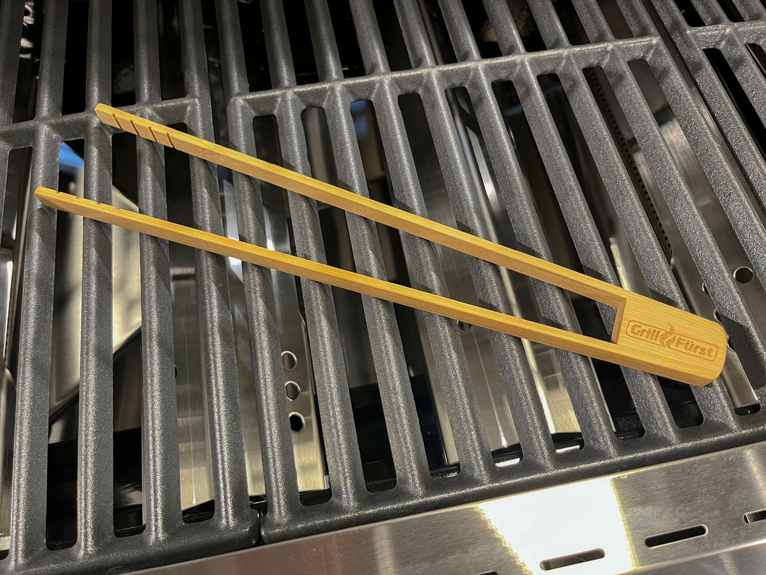 Mini-grilltang 29 cm bambus - Grillfürst bakside