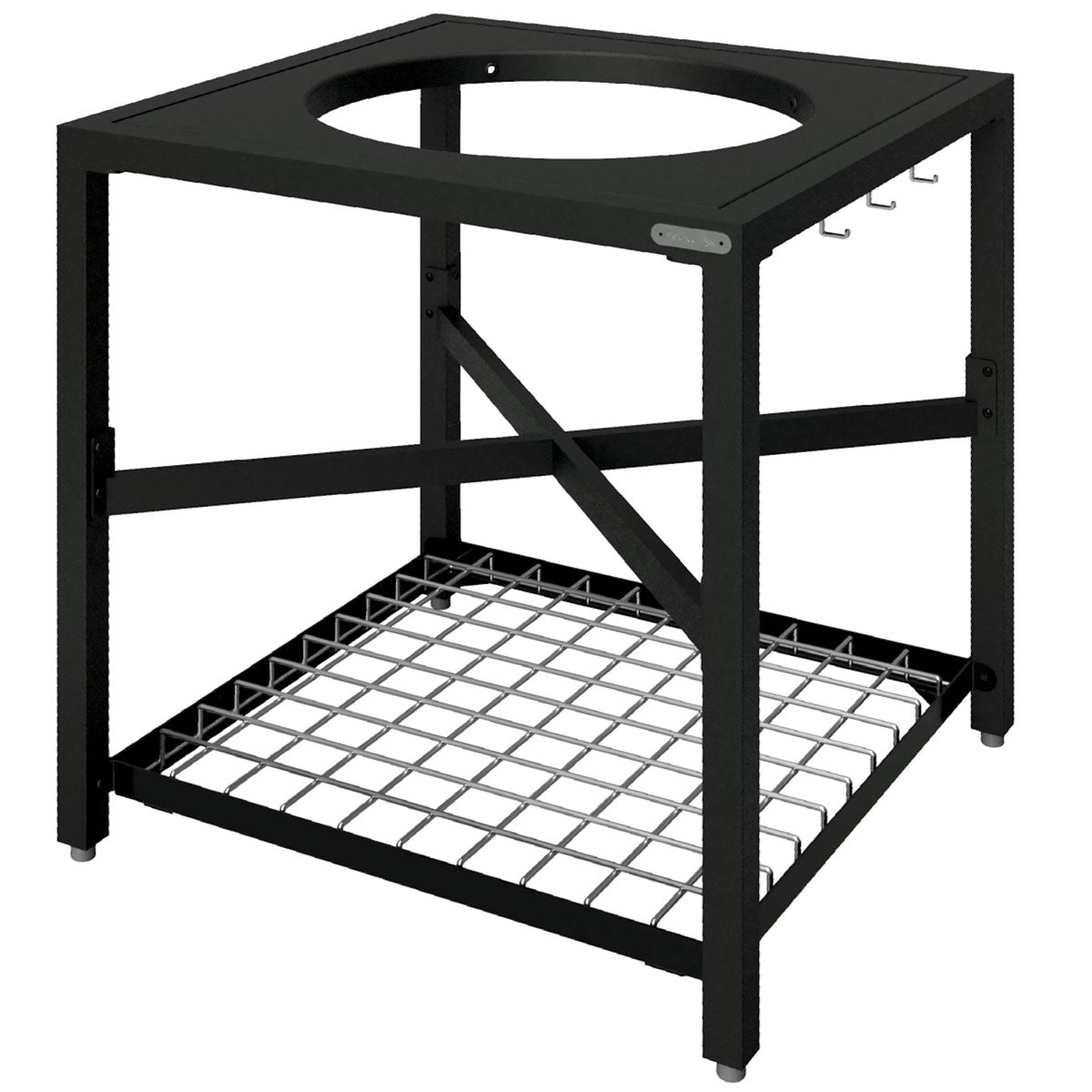 Modulært utekjøkken understell for Large - Big Green Egg forfra