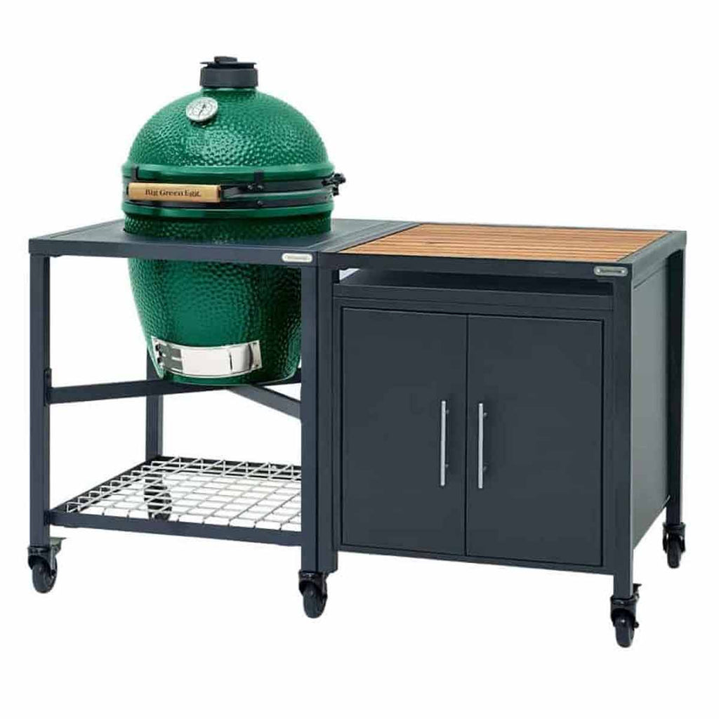 Modulært utekjøkken utvidelsesskap - Big Green Egg detalj