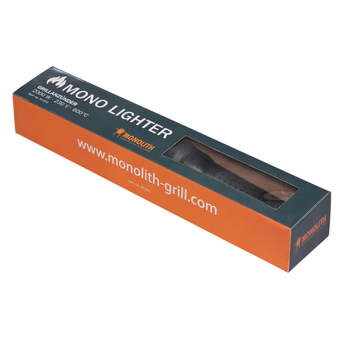 Mono-Lighter elektrisk varmluft grilltenner detalj