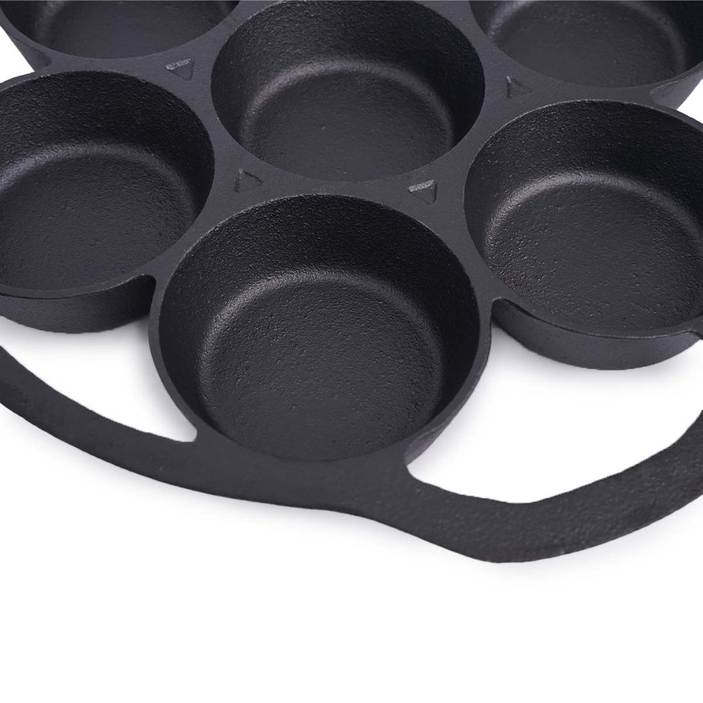 Detalj av Muffinform støpejern for 7 muffins - SANTOS