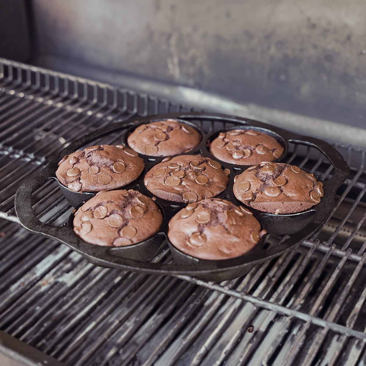 Muffinform støpejern for 7 muffins - SANTOS pakket