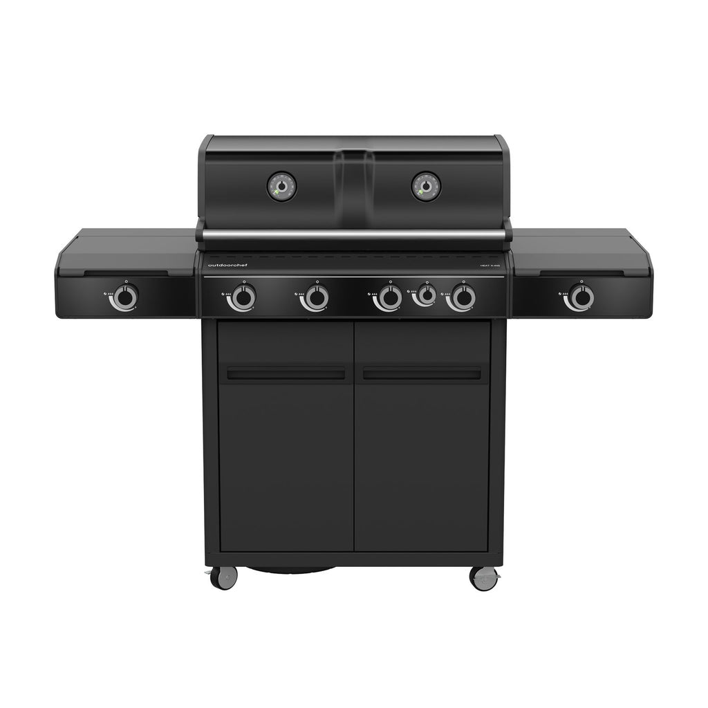 Nærbilde av grillrist på Gassgrill HEAT X-445 RB grillstasjon