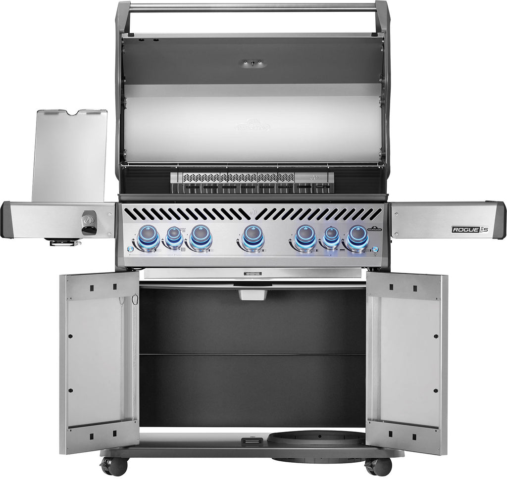 Nærbilde av rustfrie Wave grillrister på Gassgrill Rogue PRO-S 625