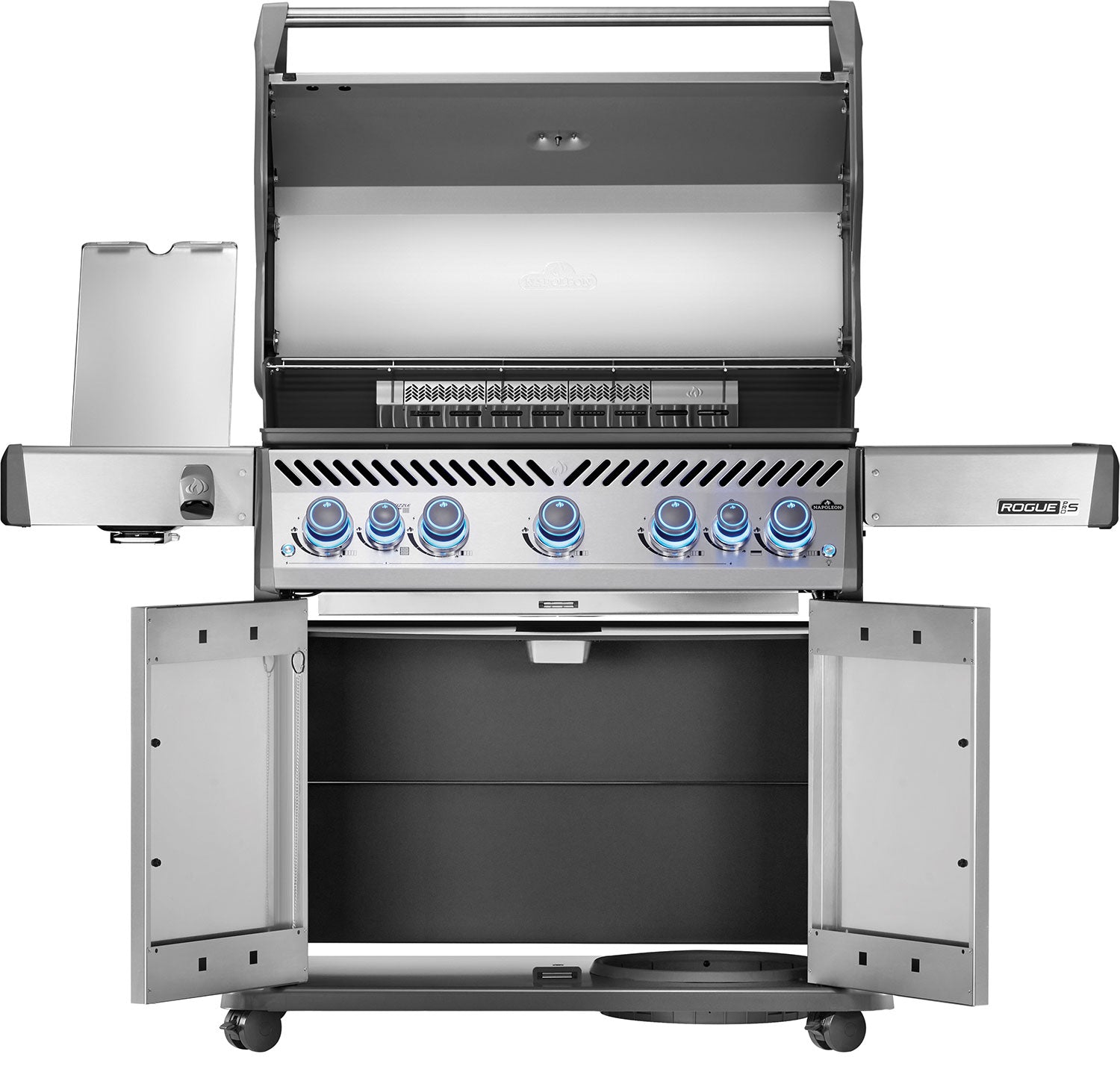 Nærbilde av rustfrie Wave grillrister på Gassgrill Rogue PRO-S 625