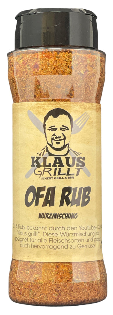 O.F.A BBQ rub 120 g universell krydderblanding - Klaus grillt produktbilde