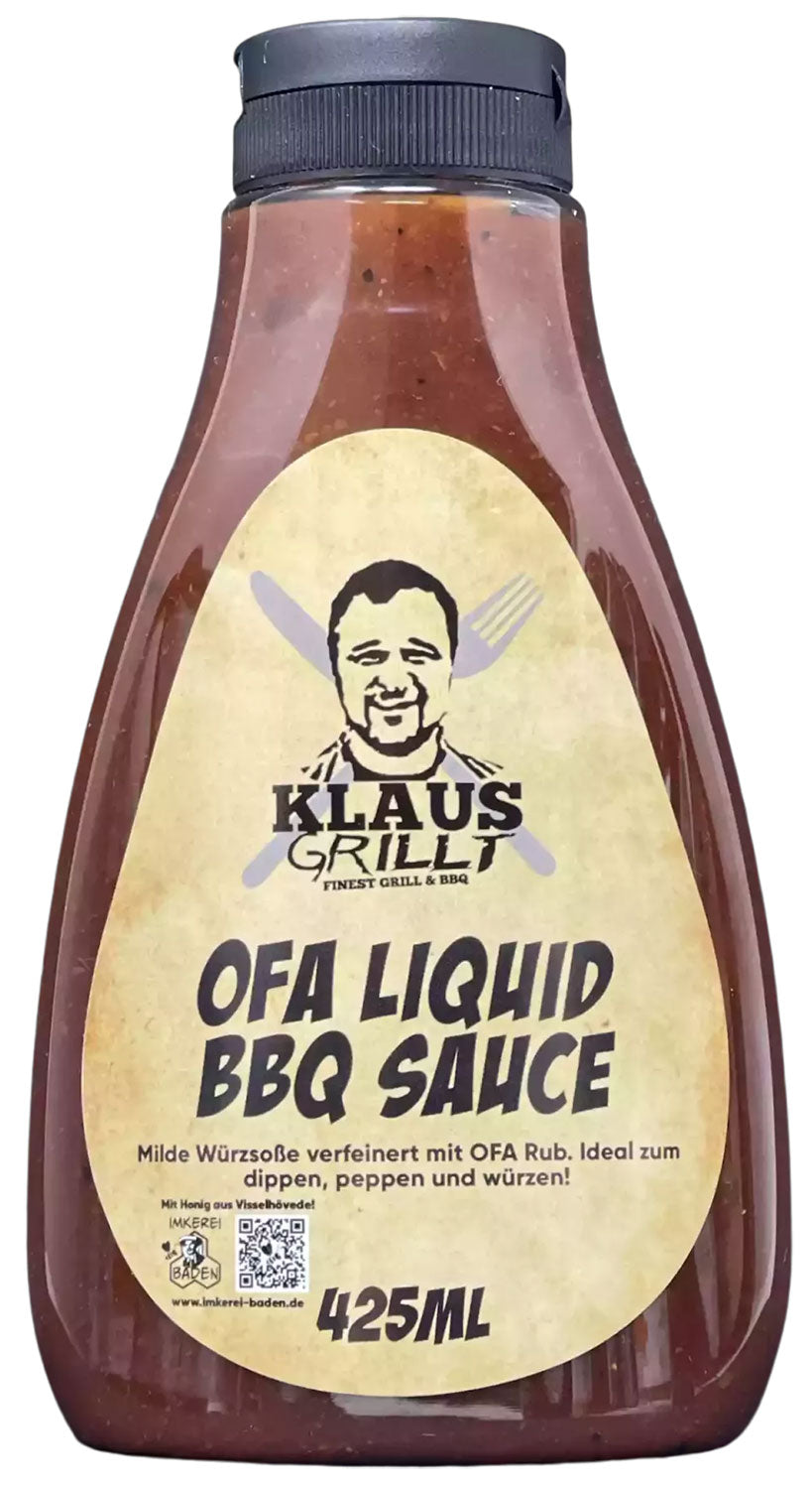 OFA Liquid BBQ-saus 425 ml Klaus grillt for grilling