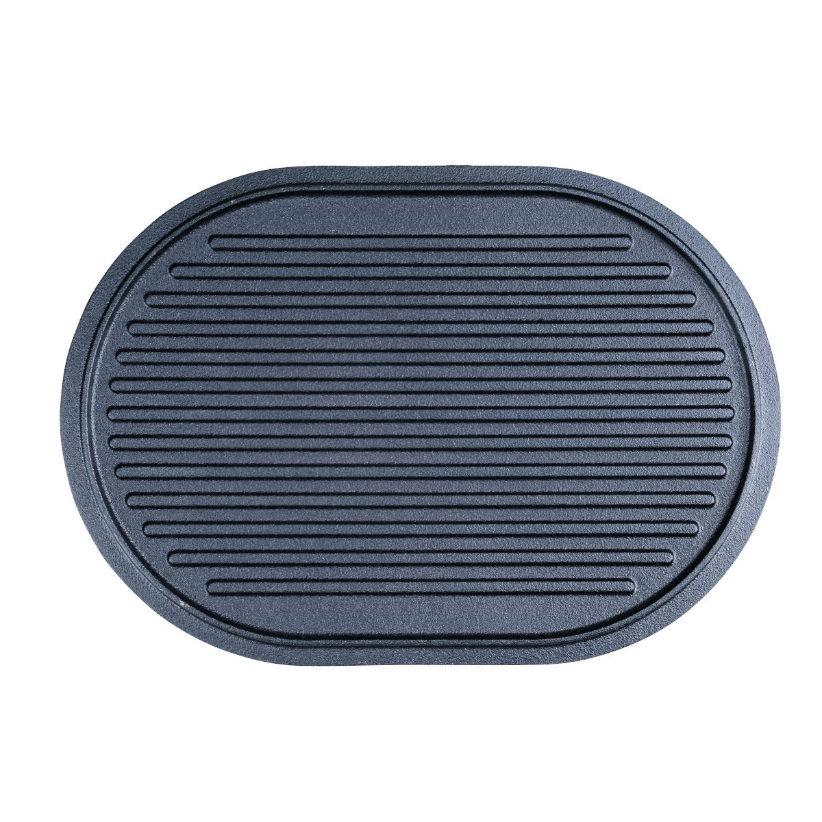 Oval støpejernsform med lokk 42x31 cm - SANTOS