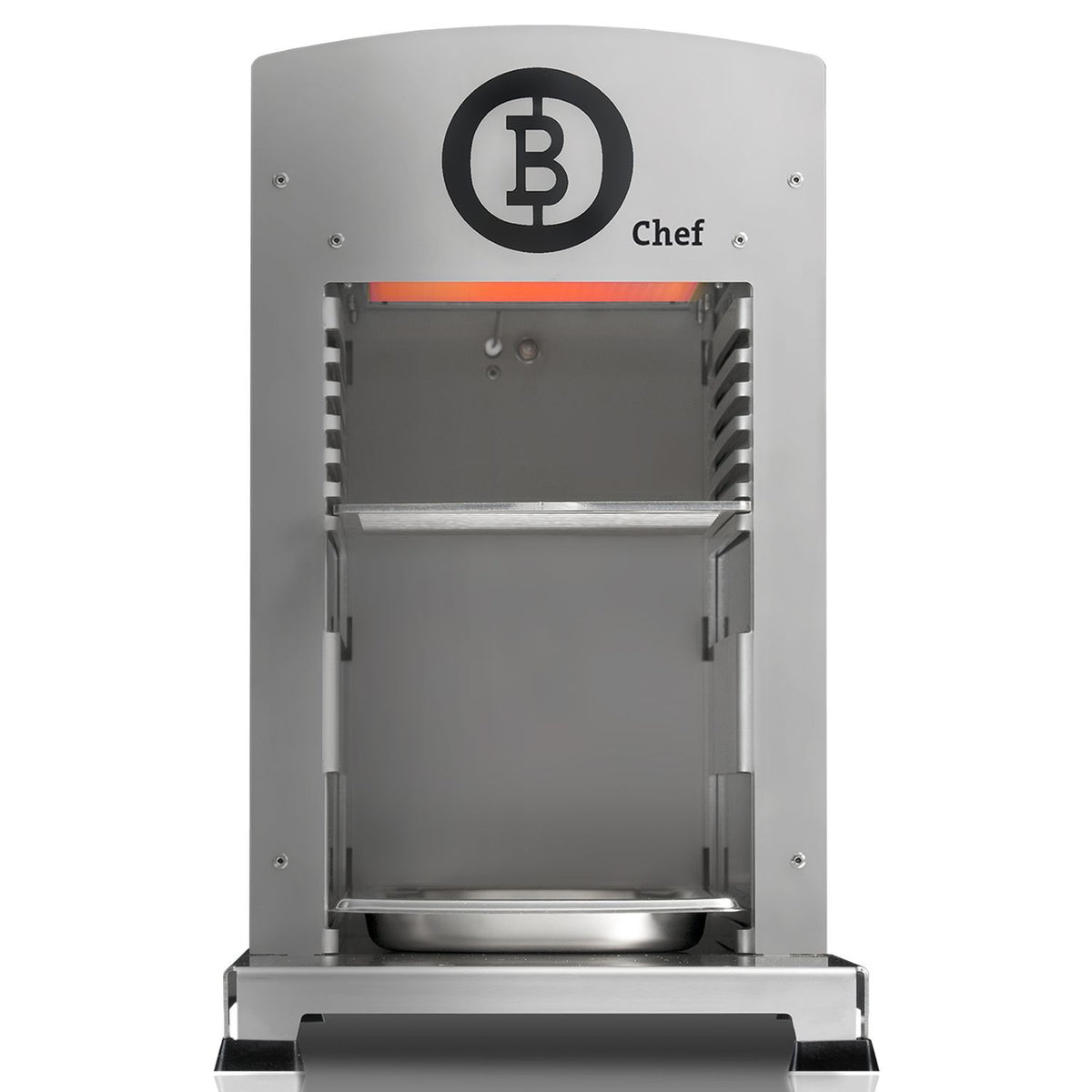 Ovnsgrill One CHEF Indoor 800°C rustfritt stål forfra