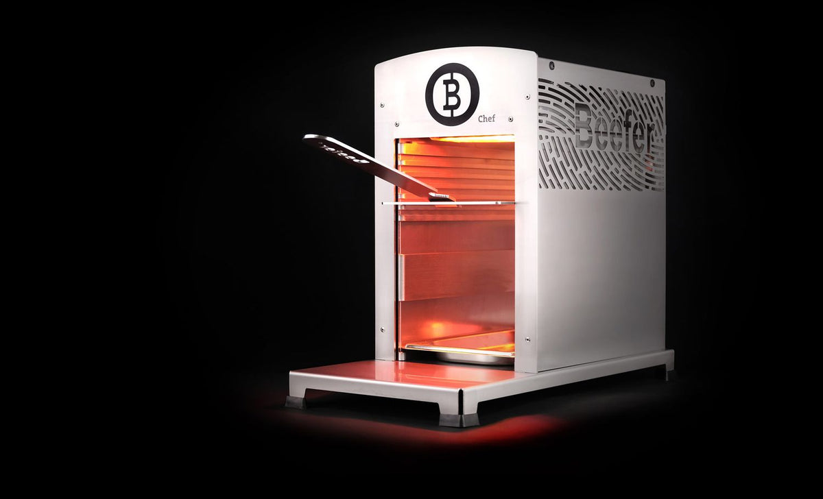 Ovnsgrill One CHEF Indoor 800°C rustfritt stål bakside