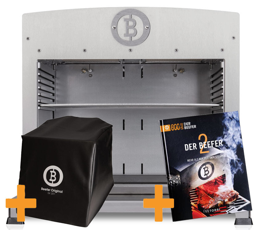 Ovnsgrill Twin PRO 800°C 2 brennere inkl. grilltrekk forfra