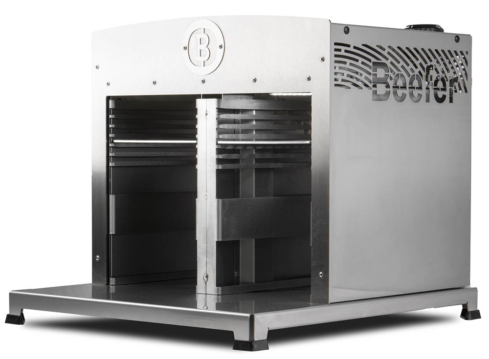 Detalj av keramisk brenner på Ovnsgrill Twin PRO 800°C 2 brennere med skillevegg