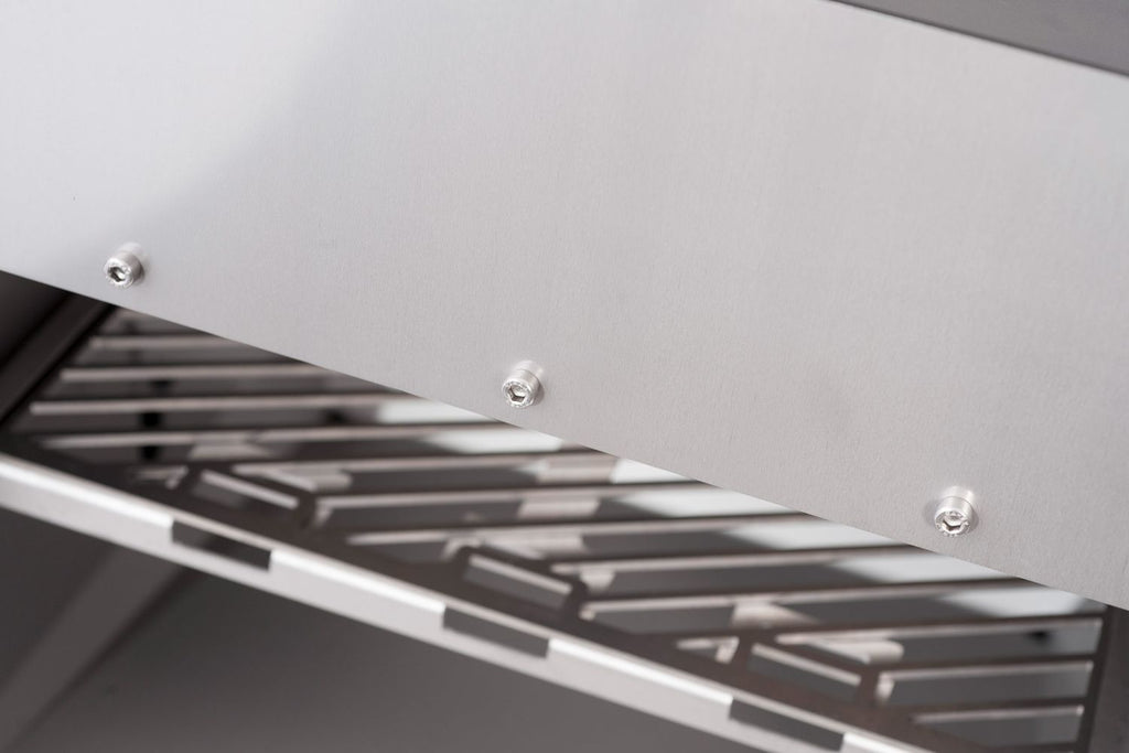 Ovnsgrill XL CHEF Indoor 800°C 2 brennere rustfritt stål - Beefer detalj av kontrollpanel