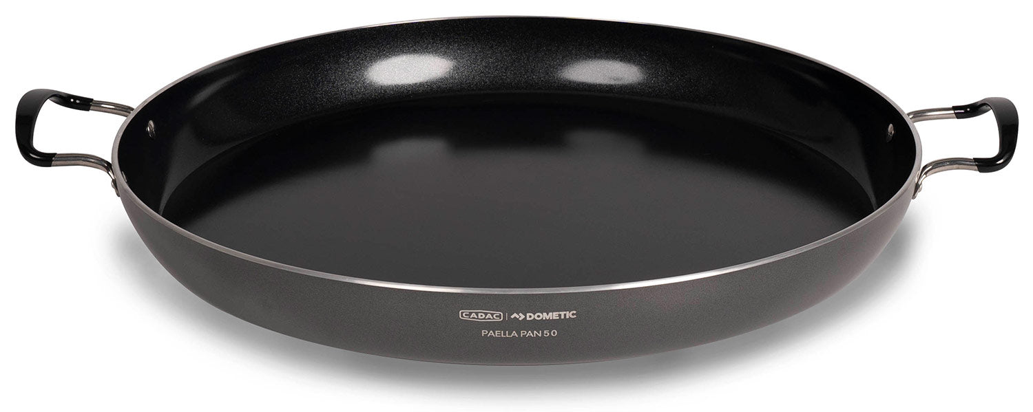 Paellapanne 50 aluminium med antiheftbelegg 46 cm CADAC for campinggrill