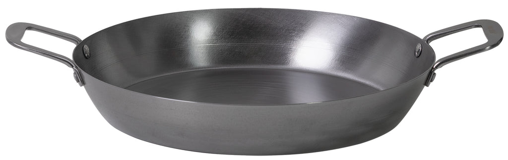 Paellapanne karbonstål Ø 35 cm Hot Wok forfra