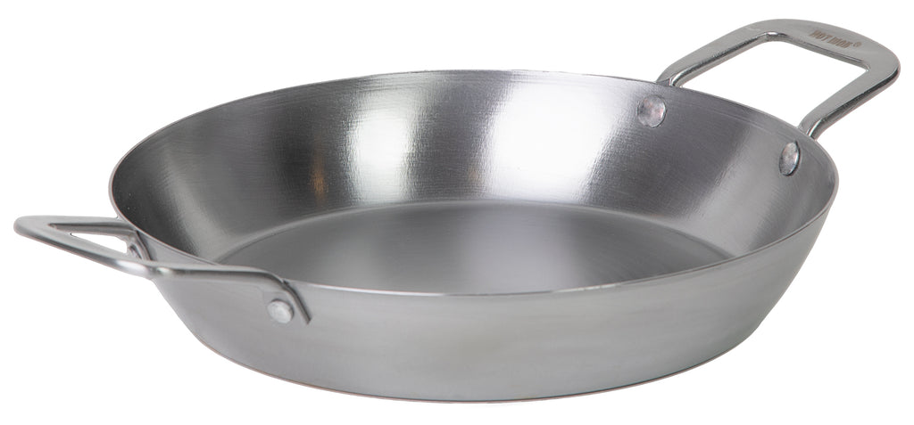 Paellapanne karbonstål Ø 35 cm Hot Wok detalj av håndtak
