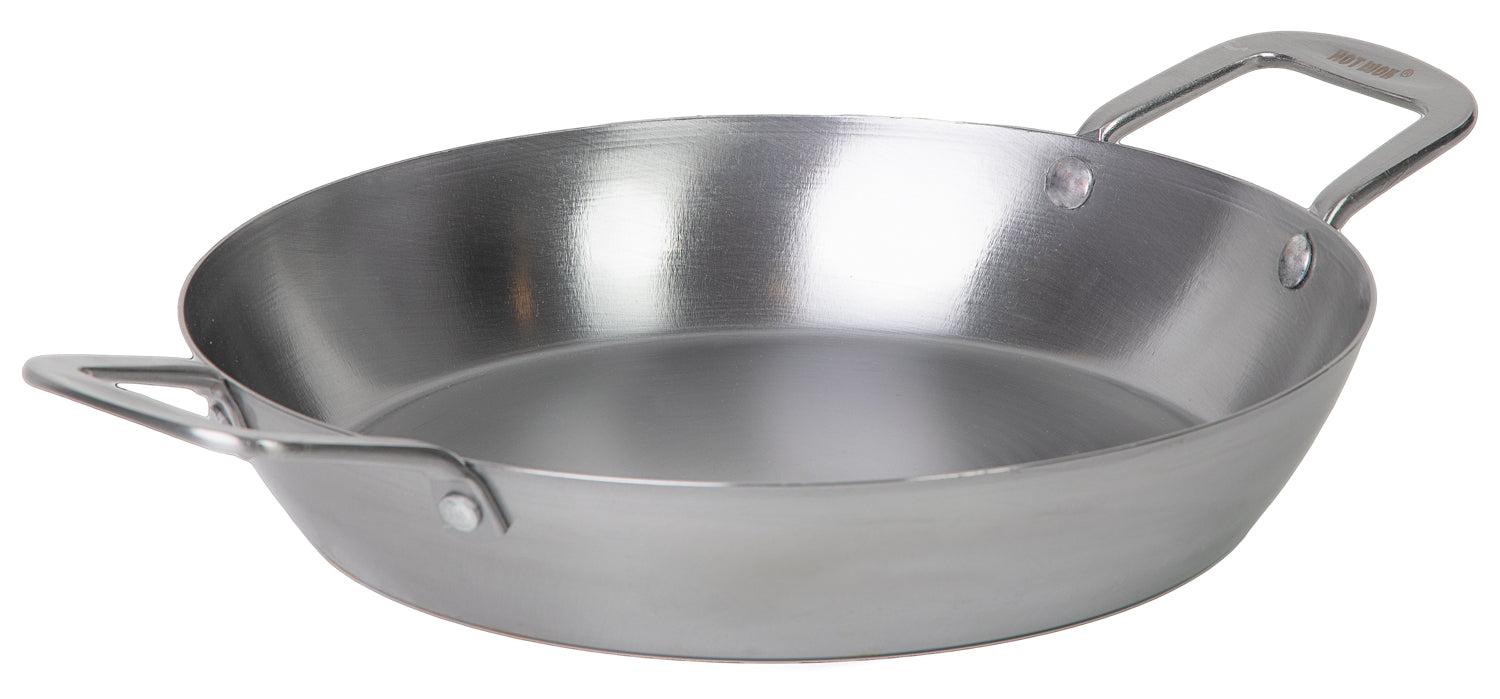 Paellapanne karbonstål Ø 35 cm Hot Wok detalj av håndtak